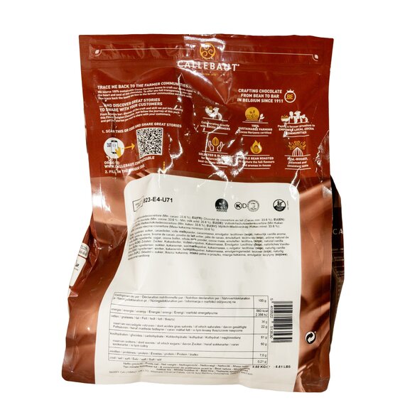 Молочний Шоколад Callebaut №823 2.5 кг, зображення 4