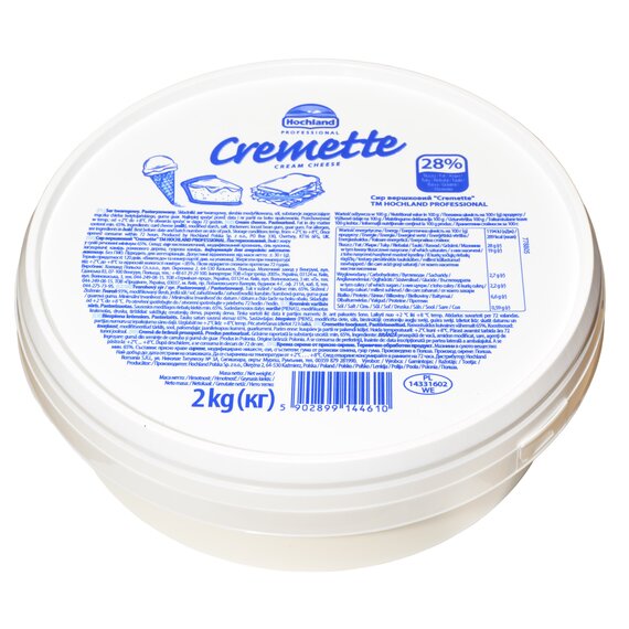 Сливочный сыр Hochland Cremette Professional 2 кг