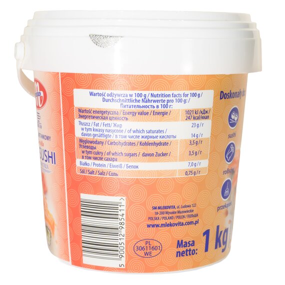 Крем-сыр MLEKOVITA "ДО СУШИ" 1 кг, изображение 4 Крем-сыр MLEKOVITA "ДО СУШИ" 1 кг, изображение 4