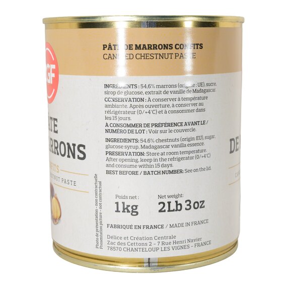 Каштановая паста DGF 1 кг, изображение 3 Каштановая паста DGF 1 кг, изображение 3