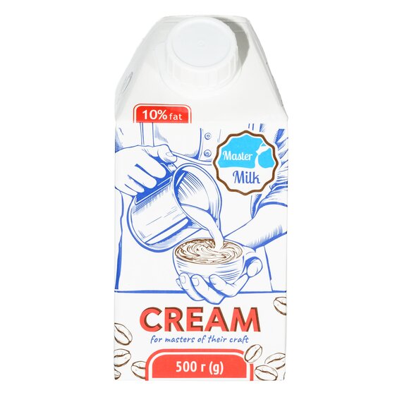 Вершки ультрапастеризовані Master Milk 10% 500 г