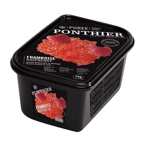 Заморожене пюре PONTHIER малина 1 кг