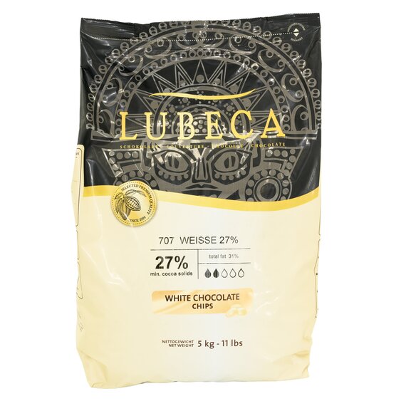 Белый шоколад Lubeca WEISSE 27% 1 кг
