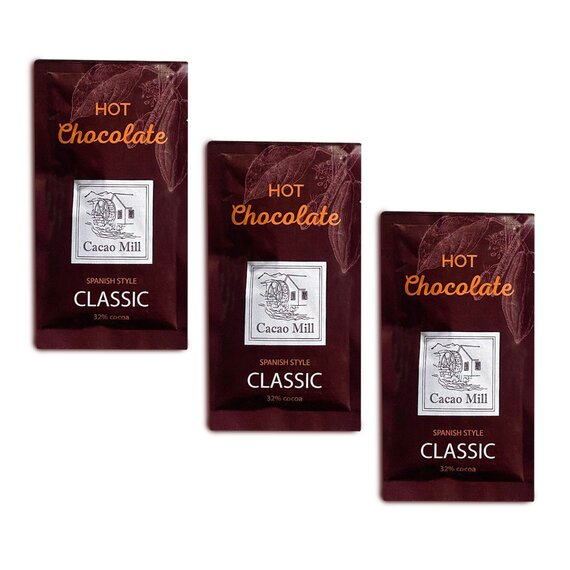 Гарячий шоколад Classic Original Cacao Mill у стіках 1 кг (40x25 г), зображення 2