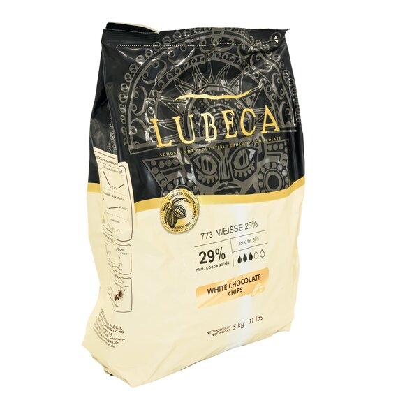 Белый шоколад Lubeca WEISSE 29% 5 кг, изображение 3