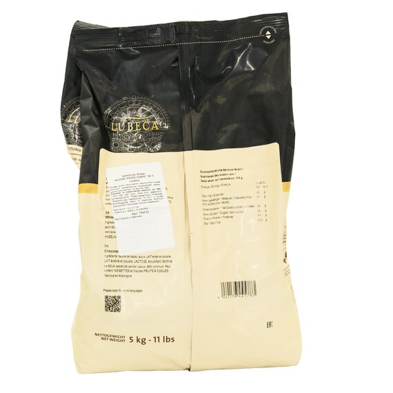 Белый шоколад Lubeca WEISSE 34% 5 кг, изображение 5