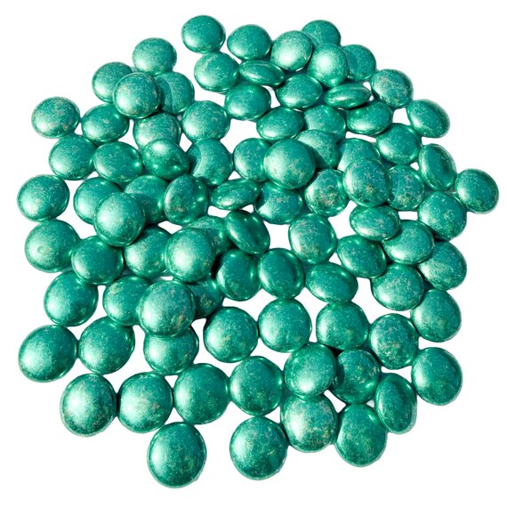 Конфетти овал голубые 15 мм 100 г, изображение 4