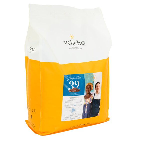 Молочный шоколад VELICHE MILK INSPIRATION 32% 10 кг, изображение 3