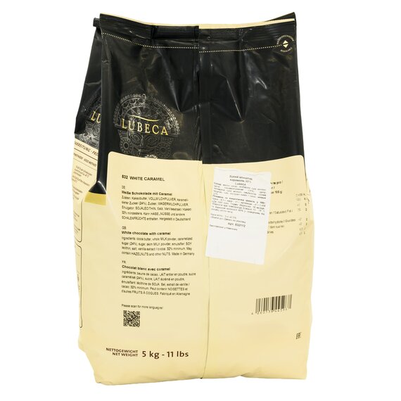 Карамельный шоколад Lubeca CARAMEL 32% 5 кг, изображение 6