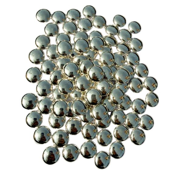 Конфетти овал серебряные 15 мм 100 г, изображение 3