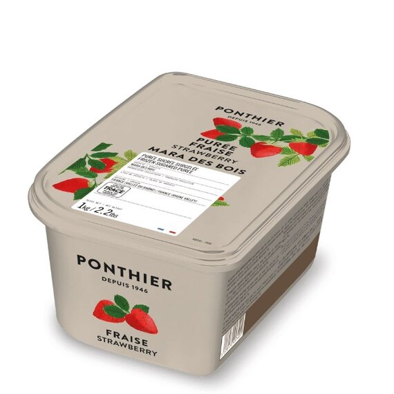 Заморожене пюре PONTHIER полуниця 1 кг, зображення 5