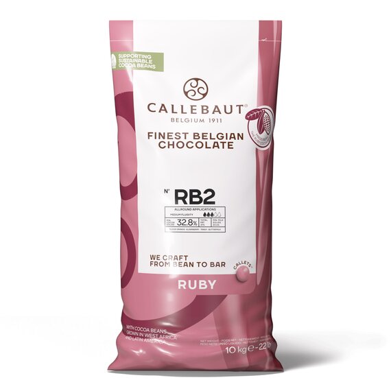 Рубіновий шоколад Callebaut Ruby - RB2 500 г