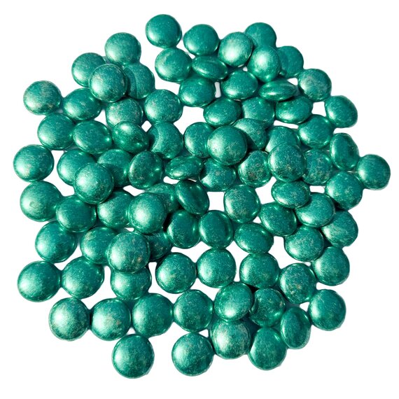 Конфетти овал голубые 15 мм 100 г, изображение 2