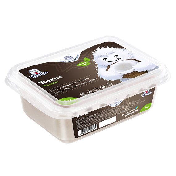 Замороженное пюре YetiCo Кокос 1 кг