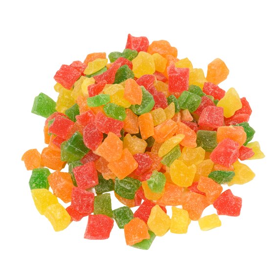 Ананасові цукати мікс 8-10 мм 1 кг