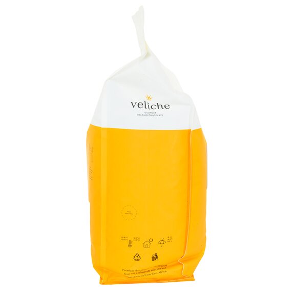 Экстра черный шоколад VELICHE DARK SENSATION 72% 10 кг, изображение 4