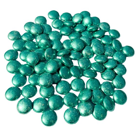 Конфетти овал голубые 15 мм 100 г, изображение 3