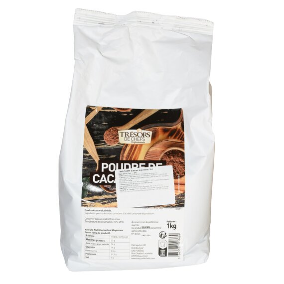 Какао-порошок 22%-24% TRESORS 1 кг