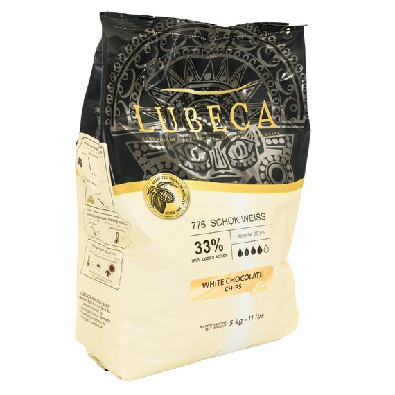 Білий шоколад Lubeca WEISSE 33% 5 кг, зображення 3