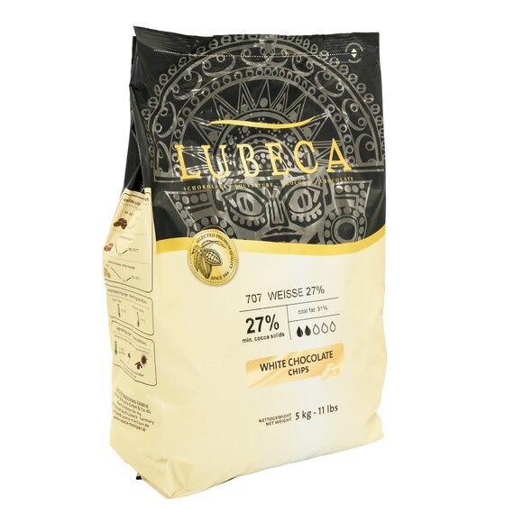 Белый шоколад Lubeca WEISSE 27% 5 кг, изображение 3