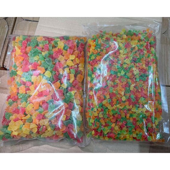 Ананасові цукати мікс 3-5 мм 1 кг, зображення 3