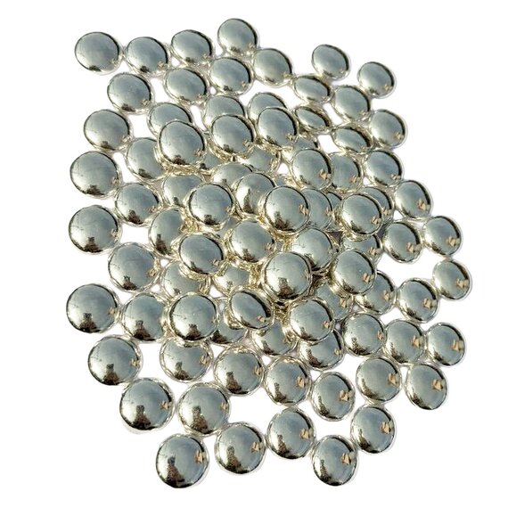 Конфетти овал серебряные 15 мм 100 г, изображение 2