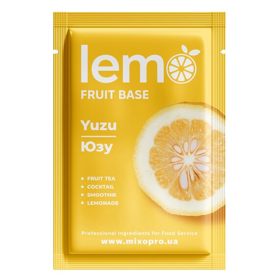 Основа-пюре Lemo Юзу порционное для напитков 15x45 г, изображение 2