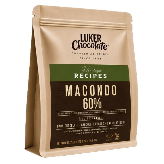 Чорний шоколад Luker Chocolate MACONDO 60% 500 г