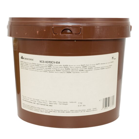 Какао масло дезодороване Callebaut 3 кг, зображення 3