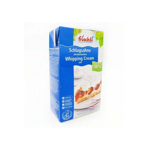 Сливки молочные Frischli, не сладкие 30% 1 л
