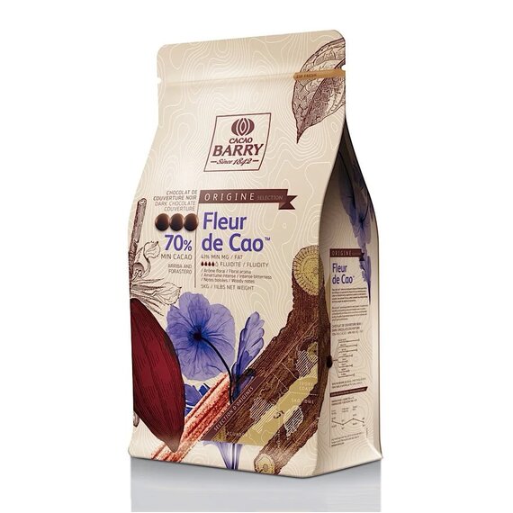 Чорний шоколад Cacao Barry FLEUR DE CAO 70% 1 кг