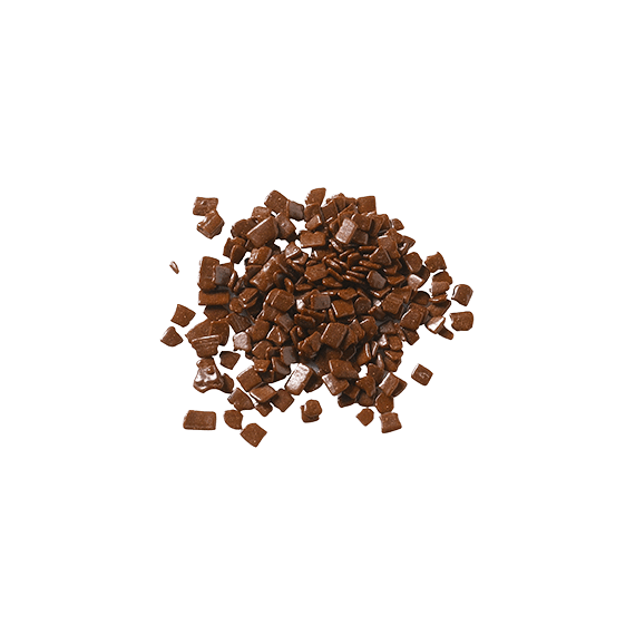 Декор із чорного шоколаду Cacao Barry CHOCOLATE PAILLETÉS FINS 1 кг, зображення 2 Декор із чорного шоколаду Cacao Barry CHOCOLATE PAILLETÉS FINS 1 кг, зображення 2