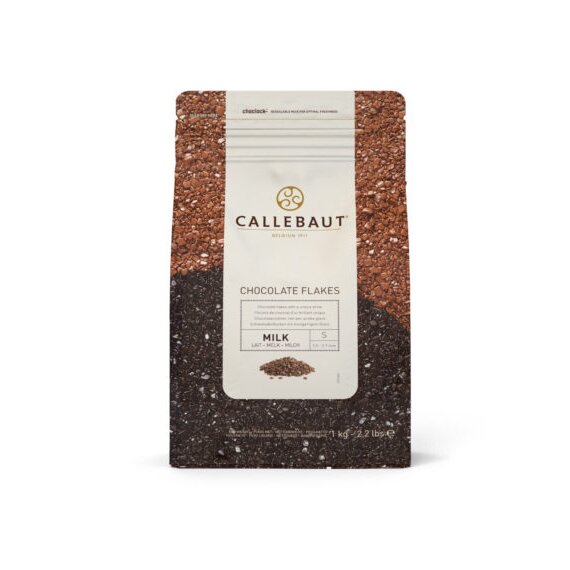 Декор із молочного шоколаду Callebaut Flakes 1 кг