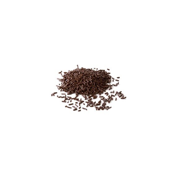 Декор із чорного шоколаду Callebaut Vermicelli 1 кг, зображення 2 Декор із чорного шоколаду Callebaut Vermicelli 1 кг, зображення 2