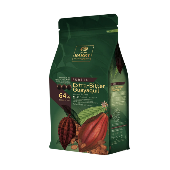 Темний шоколад Cacao Barry GUAYAQUIL 64% 20 кг