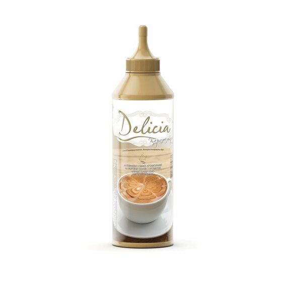 Топінг Delicia Карамельний соус (для латте-арт) 600 г