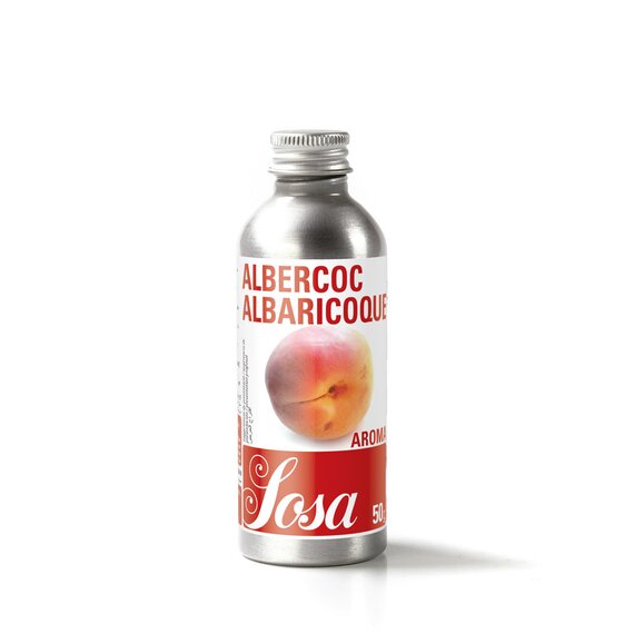 Рідкий ароматизатор харчовий абрикос Sosa 50 г