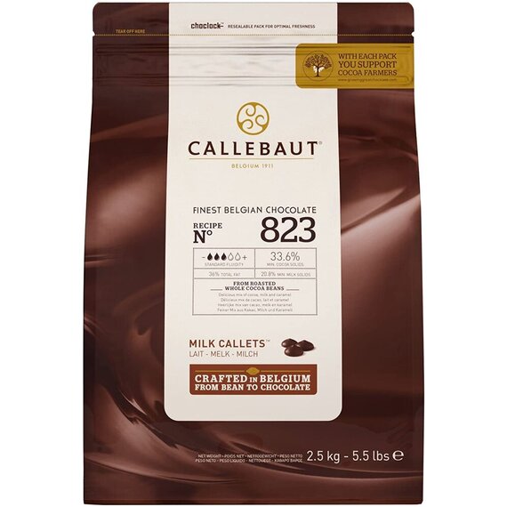 Молочний Шоколад Callebaut №823 2.5 кг, зображення 6