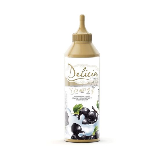Топінг Delicia Чорна смородина 600 г