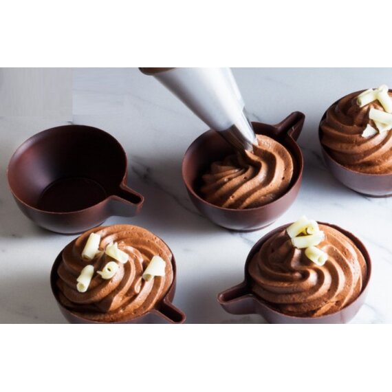 Шоколадні кавові чашки із чорного шоколаду Callebaut 72 шт, зображення 3 Шоколадні кавові чашки із чорного шоколаду Callebaut 72 шт, зображення 3