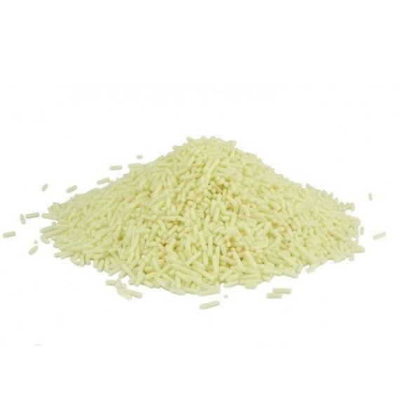 Декор із білого шоколаду Callebaut Vermicelli 1 кг, зображення 2 Декор із білого шоколаду Callebaut Vermicelli 1 кг, зображення 2