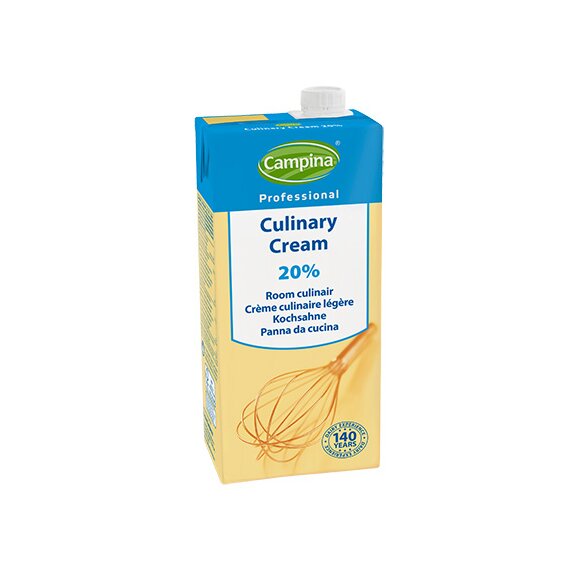 Вершки кулінарні тварини Campina Cream 20% 1 л