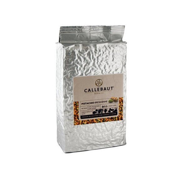 Фісташка карамелізована подрібнена Callebaut Pistachio Bresilienne 1 кг, зображення 2 Фісташка карамелізована подрібнена Callebaut Pistachio Bresilienne 1 кг, зображення 2
