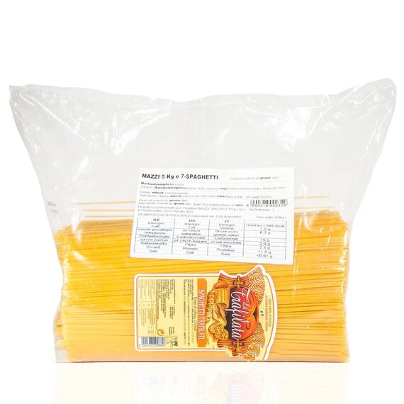 Спагетти Pastello Spaghettini № 7 5 кг, изображение 2