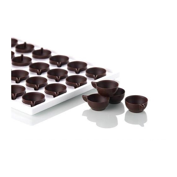 Шоколадні кавові чашки із чорного шоколаду Callebaut 72 шт, зображення 4 Шоколадні кавові чашки із чорного шоколаду Callebaut 72 шт, зображення 4