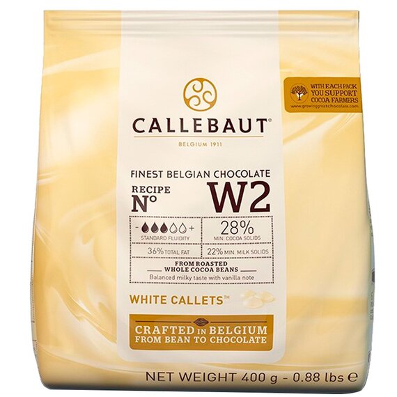 Белый шоколад Callebaut W2 400 г, изображение 6