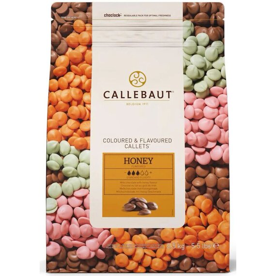 Шоколад зі смаком меду Callebaut Honey 500 г