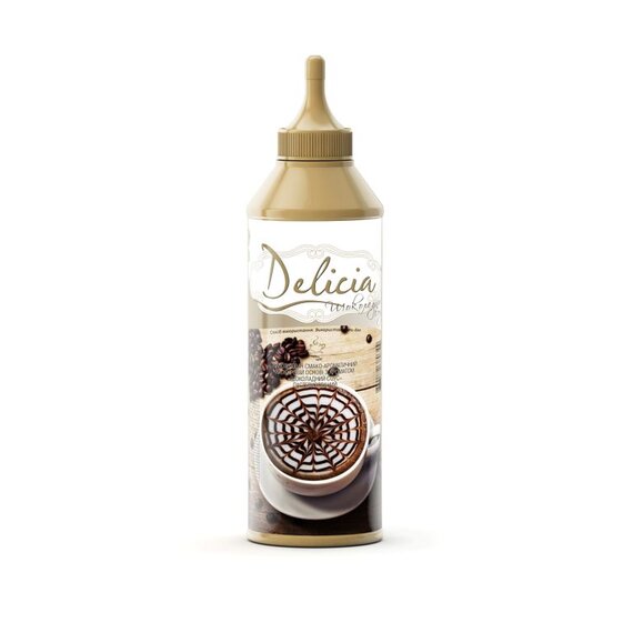 Топінг Delicia Шоколадний соус (для латте-арт) 600 г