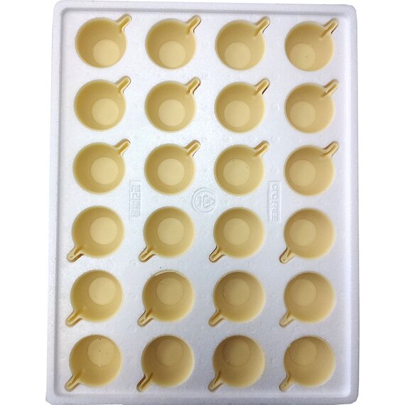 Шоколадні чашки кавові з білого шоколаду Callebaut 72 шт, зображення 4