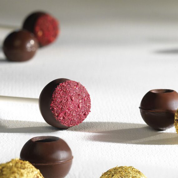 Трюфель корпус із чорного шоколаду Callebaut 126 шт
